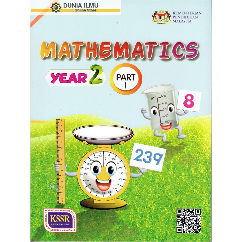 Buku Teks Mathematics Year 2 Part 1 DLP KSSR (TB Year 2) | Shopee Malaysia