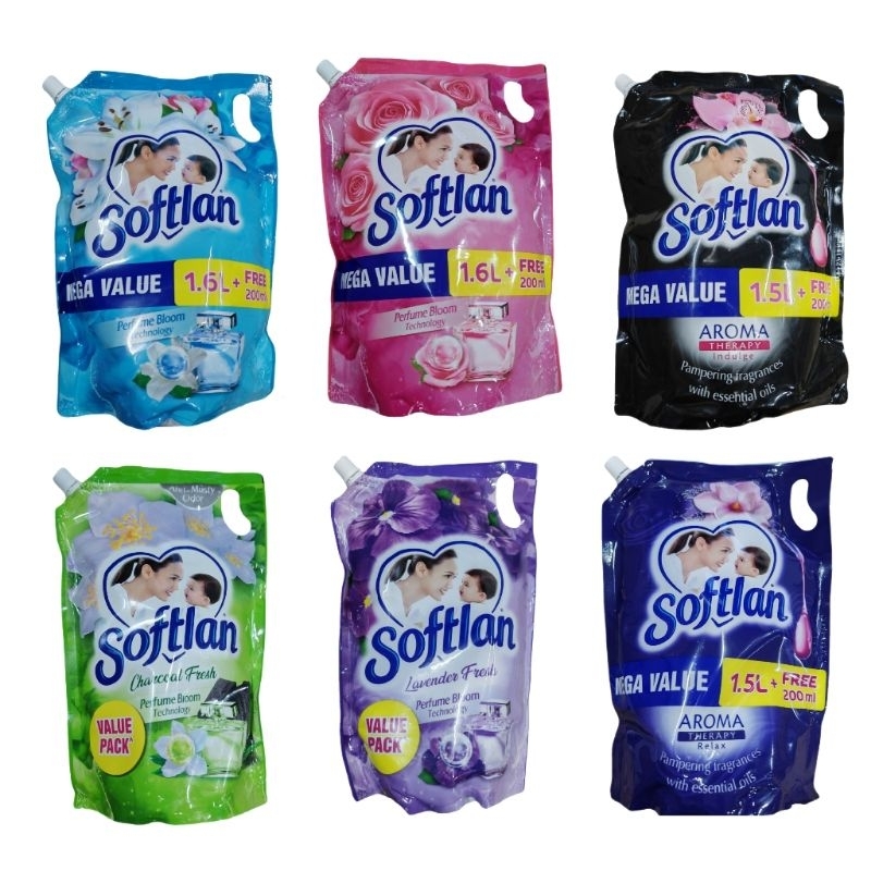 [TKM] Softlan Fabric Softener 1.5Litre - 1.6Litre | Shopee Malaysia