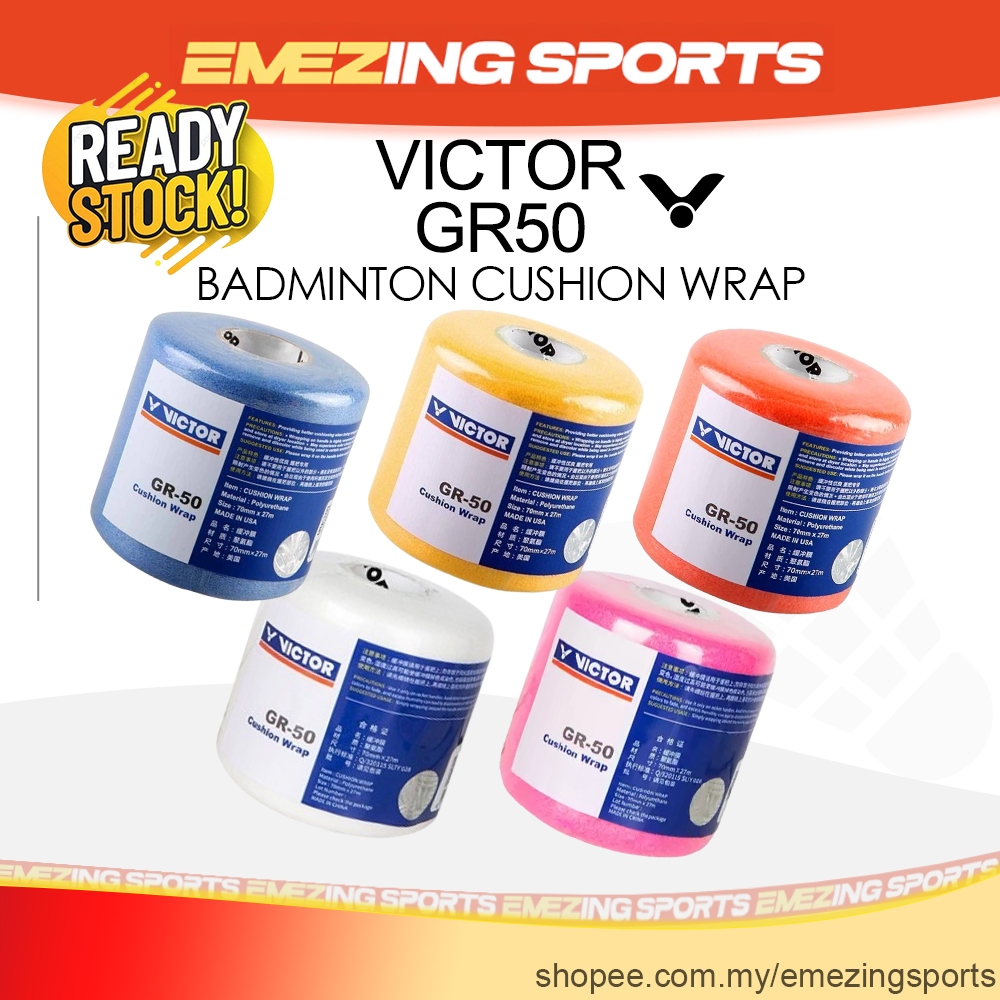Victor GR50 Badminton Cushion Wrap (100 ORIGINAL) GR50 GR 50 (70mm