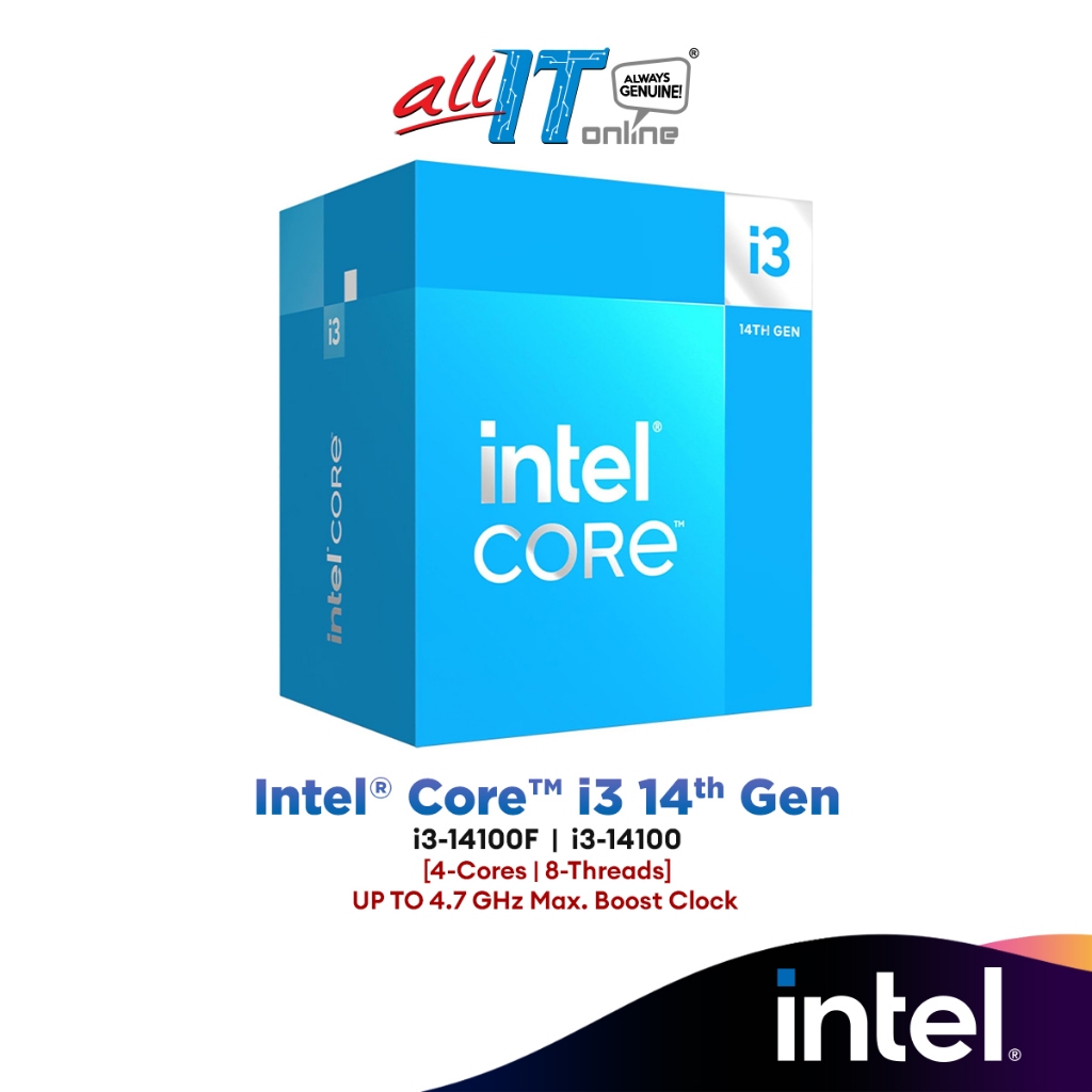 Intel Core i3-14100 quad-core desktop CPU is priced at $150 by