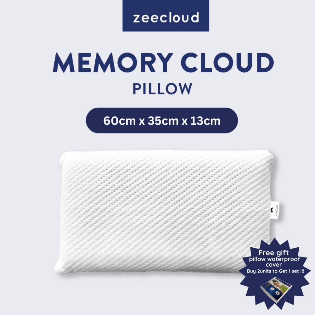 Zee Cloud® The Memory Cloud Pillow (60cm x 35cm x 13cm)