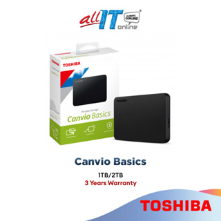 DISCO DURO EXTERNO 4TB 5400RPM TOSHIBA CANVIO BASICS BLACK A5