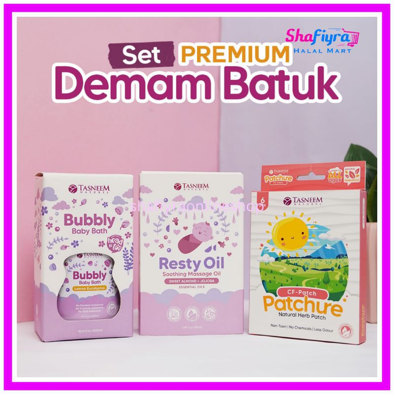[ORIGINAL HQ] Tasneem Naturel Balm Untuk Bayi - Set Batuk Selsema Kahak ...