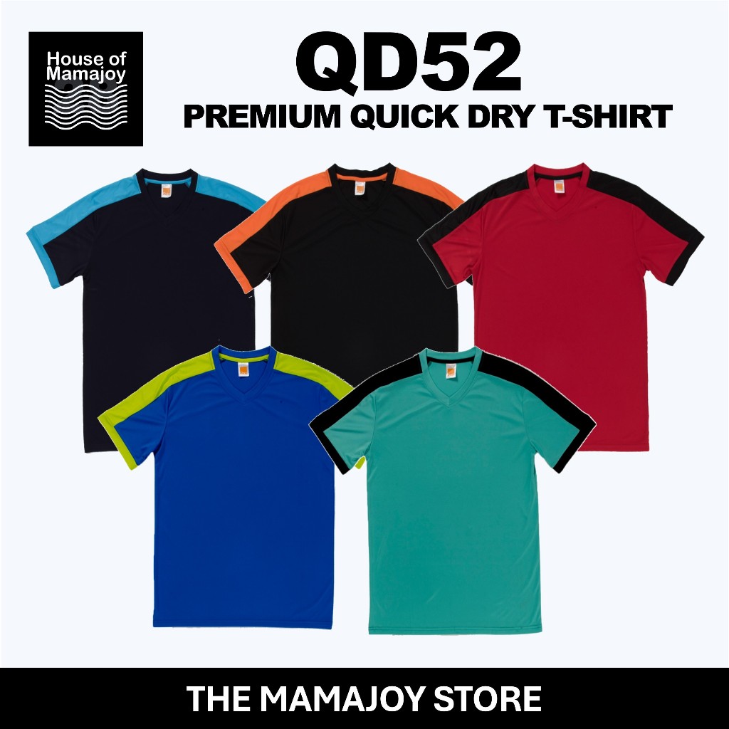 【Premium】 OREN SPORT Unisex Plain Quick Dry Round Neck Microfiber ...