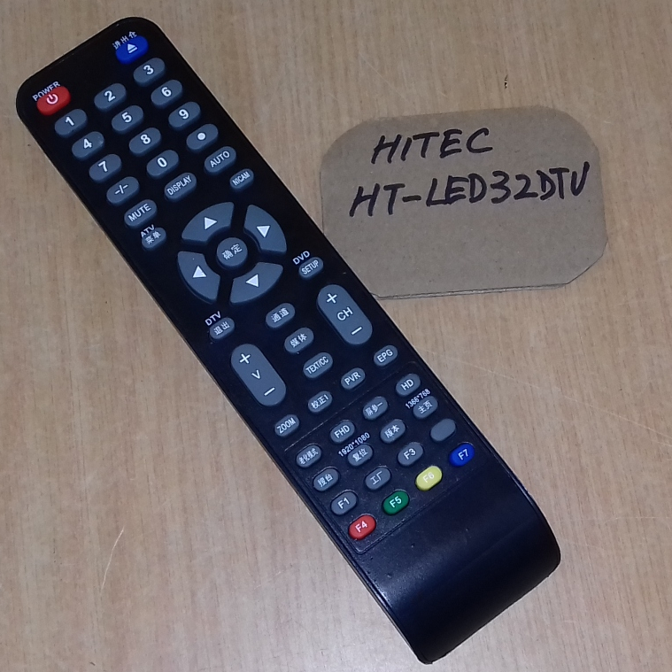 (REM1) HITEC HTLED32DTV HTLED32DTV REMOTE CONTROL Shopee Malaysia