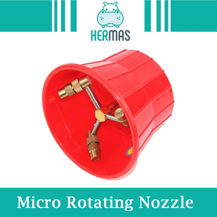 3 Head Rotation Mist Sprayer Nozzle Micro Rotating Nozzle Agricultural ...