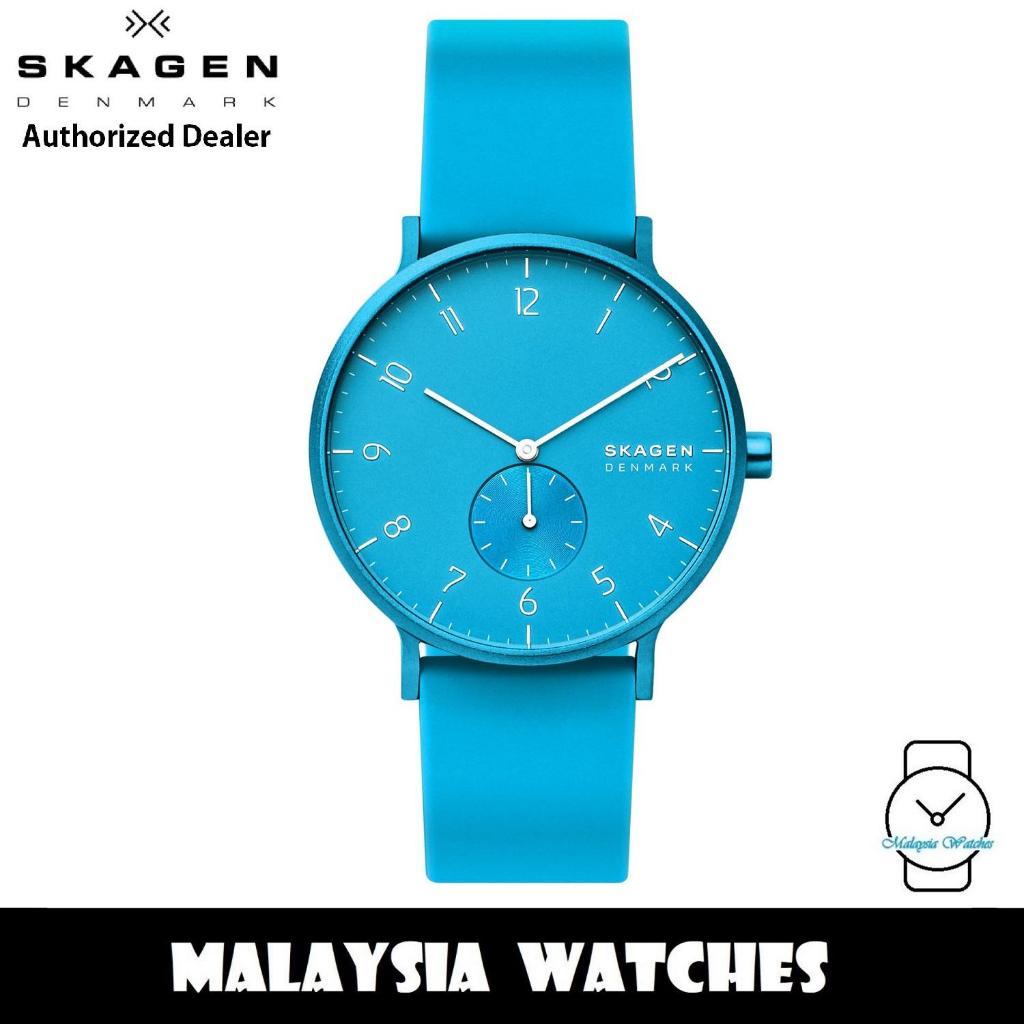 Aaren kulør light blue hotsell silicone watch