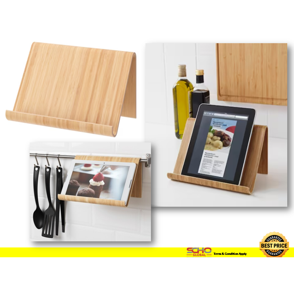 IKEAVIVALLA Tablet stand, bamboo, 26x17 cm Shopee Malaysia