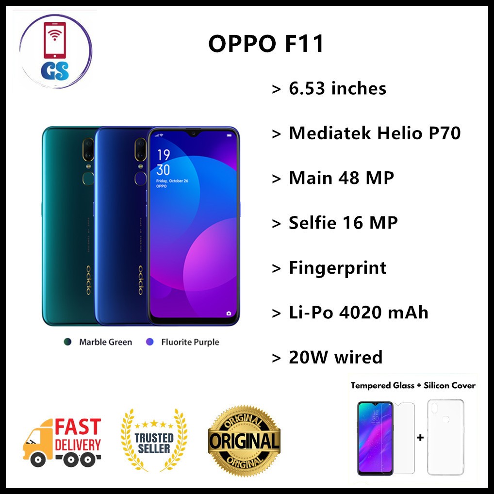 OPPO F11 8GB RAM + 256GB ROM / A15s 8GB RAM + 256GB ROM LTE