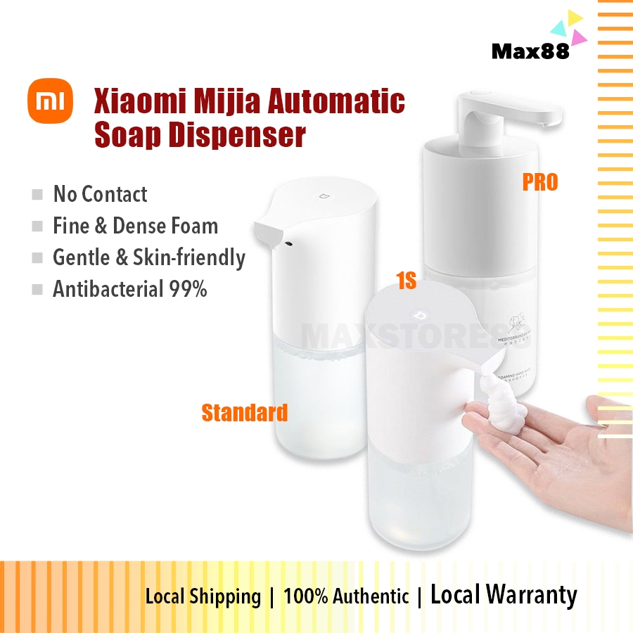 XIAOMI MIJIA Automatic Hand Wash Foam Soap Dispenser Set - Standard ...