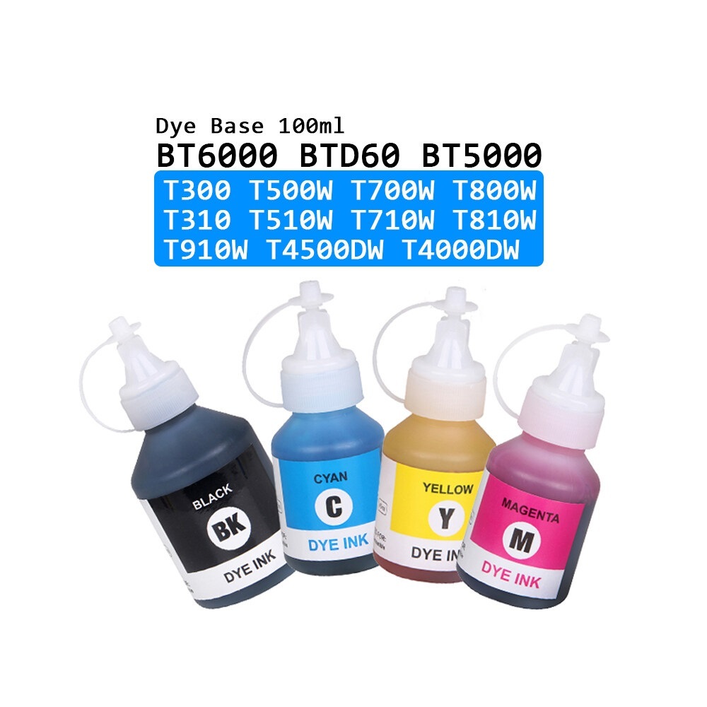 Hotdeal 100ml Compatible Refill Dye Ink For Brother T Series - Brother ...