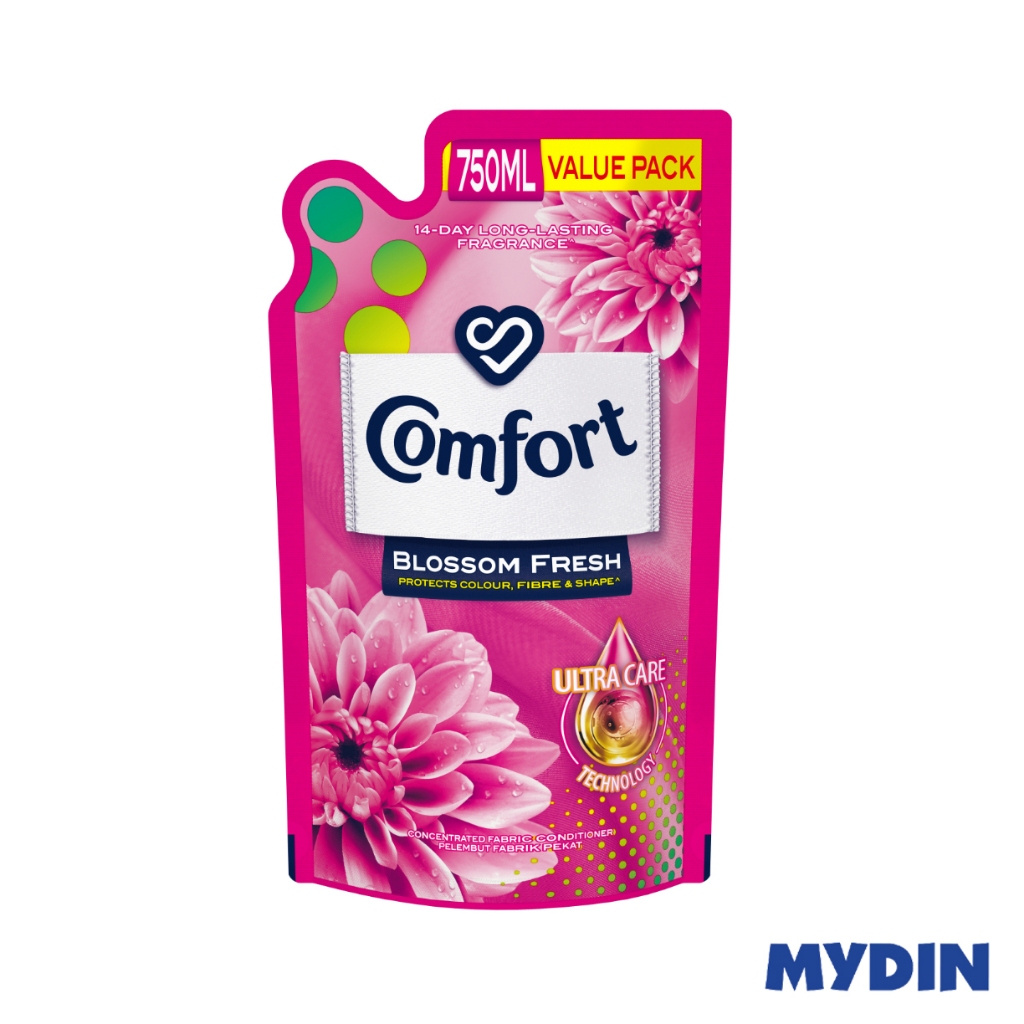 Comfort Concentrated Laundry Fabric Softener Refill Uplifting 800ml - Clicks