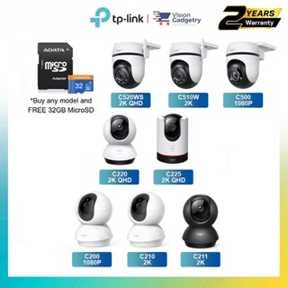 TP-LINK Tapo C200 / C210 Pan/Tilt Smart Security Camera, Indoor CCTV, 360°  Rotational Views