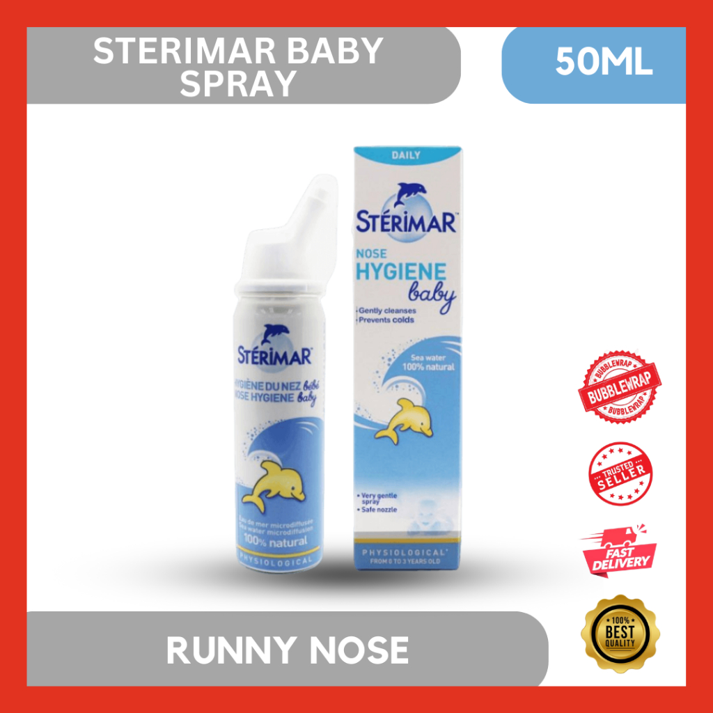 PROMO! STERIMAR NOSE HYGIENE BABY 50ML/ NOSE BLOCKING FOR BABY 50ML ...