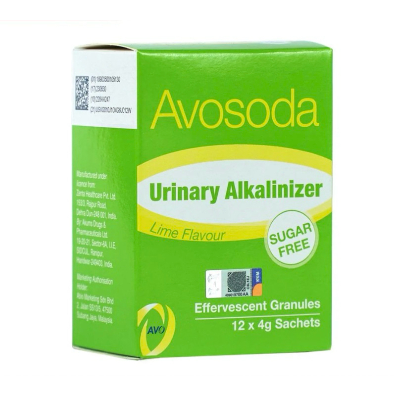 Avosoda Urinary Alkalinizer (12'S X4g) | Shopee Malaysia