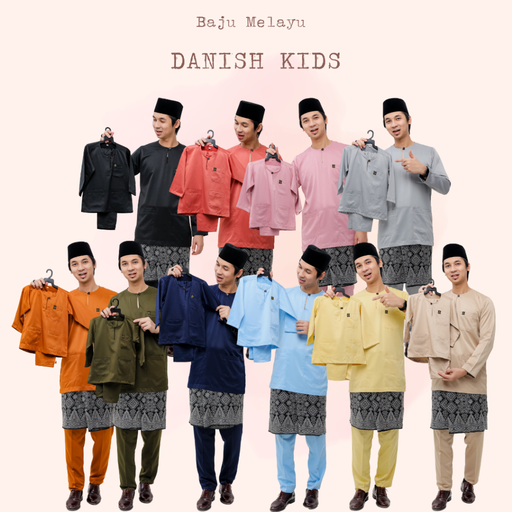 BAJU MELAYU DANISH KIDS , BAJU MELAYU BUDAK , SAIZ 1 - 7 TELUK BELANGA ...