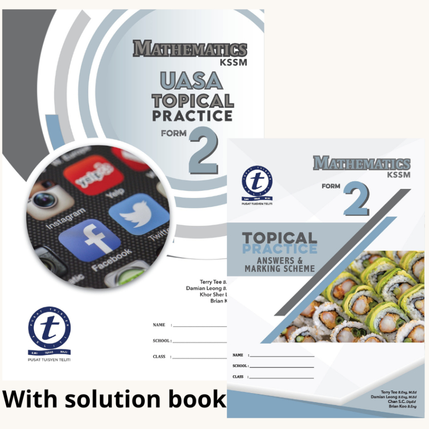 FORM 2 MATHEMATICS TOPICAL PRACTICE BOOK WITH SOLUTION BOOK | Shopee ...