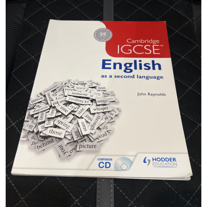 ORIGINAL 90% NEW Cambridge IGCSE ENGLISH as a second language | Shopee ...