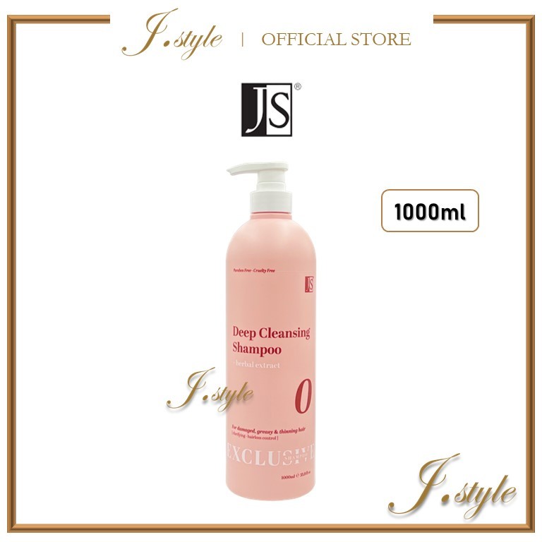 JS Exclusive (0) Deep Cleansing Tonic Shampoo 1000ml | Shopee Malaysia