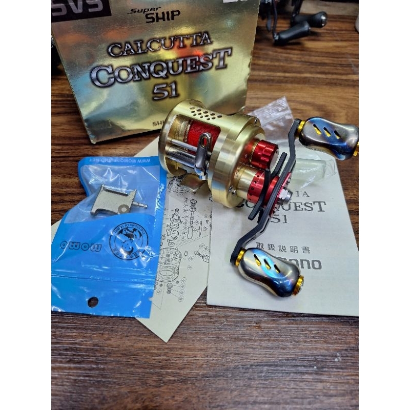 SHIMANO CALCUTTA CONQUEST 51 CUSTOM | Shopee Malaysia