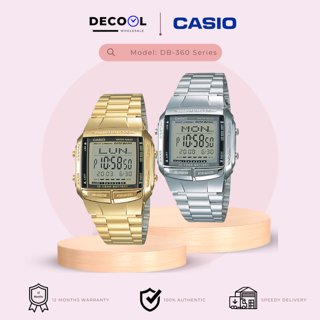 Casio Youth Databank DB-360/DB-360G | Shopee Malaysia