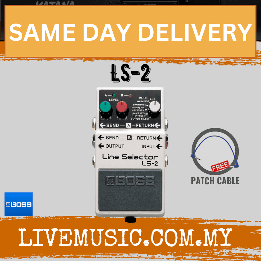 Boss LS2 Line Selector Guitar Effects Pedal (LS2) Shopee Malaysia