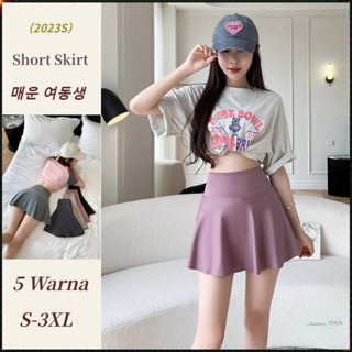 Ready Stock]Korea Style 2in1 Leggings with Skirt