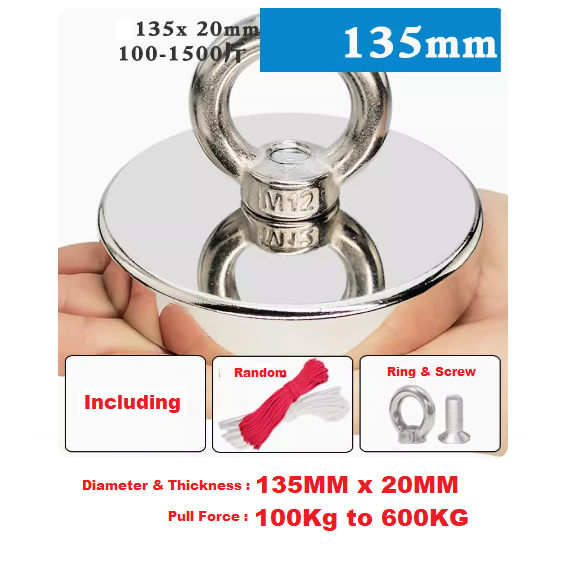 Magneti Industriali Magneti Al Neodimio Extra Forti - 8 Pezzi Rettangolari Con Foro, Forza 6kg Magnete Potente - Foto 7