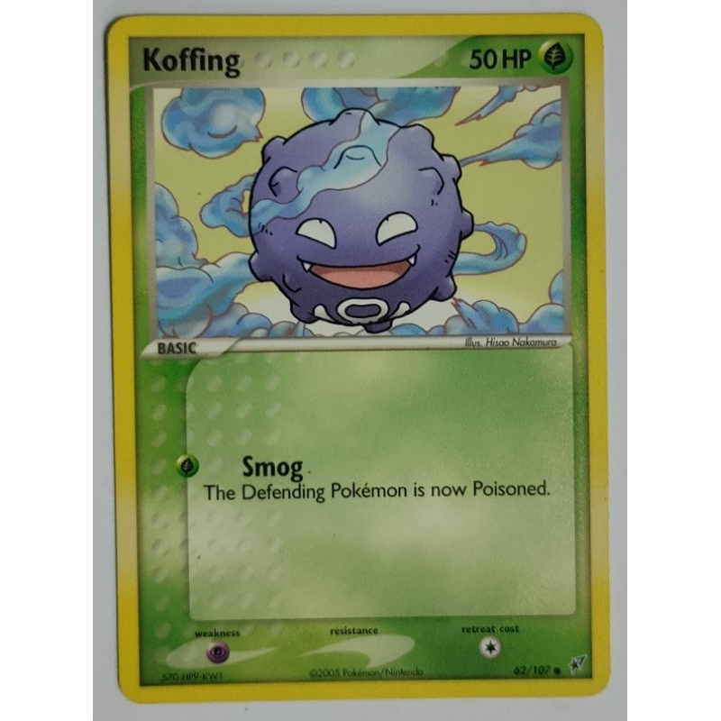 Koffing - 62/107 - Common (Ex Deoxys Singles) [Near Mint] | Shopee Malaysia