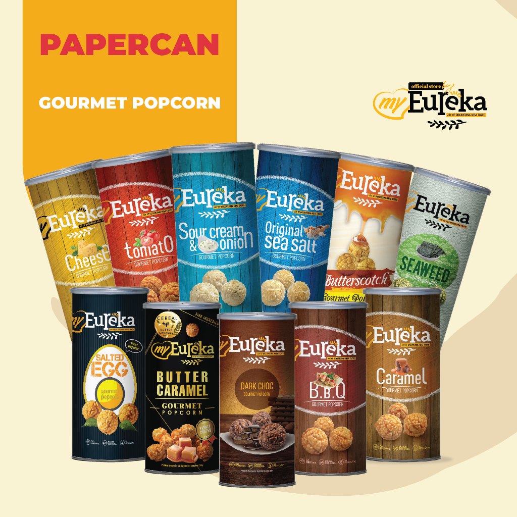 Eureka Popcorn Papercan Shopee Malaysia