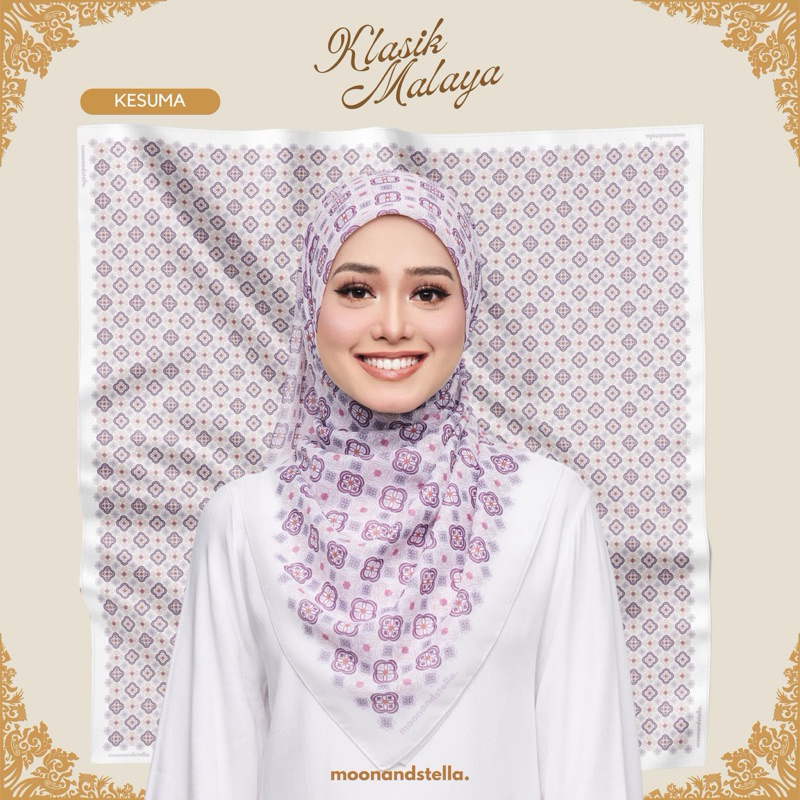 NEW COLLECTION KLASIK MALAYA BY MOONANDSTELLA TUDUNG BAWAL COTTON VOILE ...