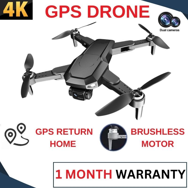 XKJ S608 RC Drone Gps With Brushless HD Dual Camera Fpv Deron Dron