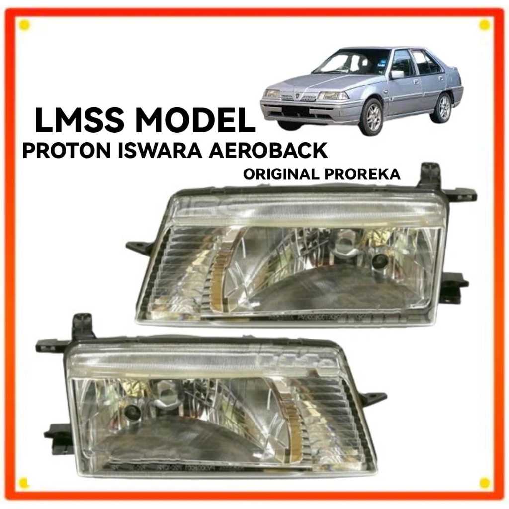 PROTON ISWARA AEROBACK SE 2003 FRONT HEAD LIGHT LAMP LAMPU DEPAN BESAR ...