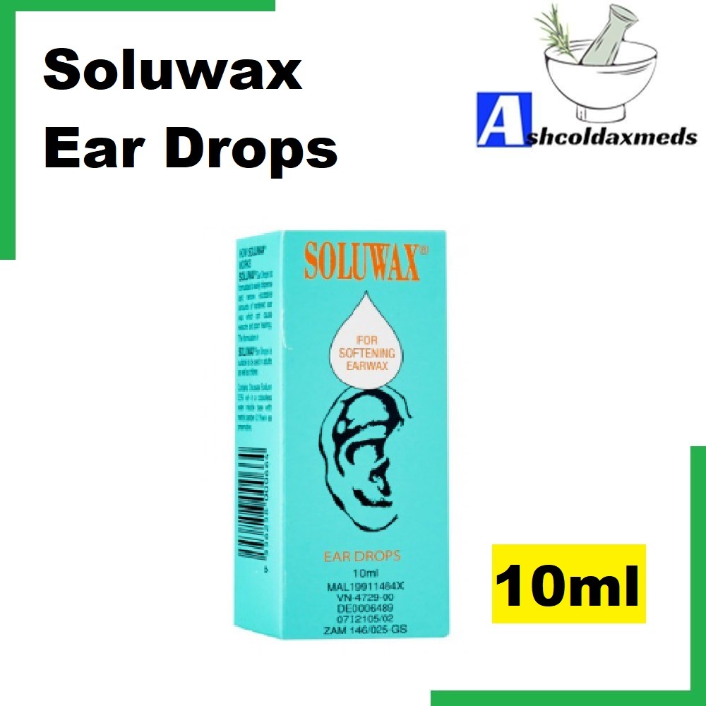 Soluwax Ear Drops For Softening Earwax (10ml) Shopee Malaysia