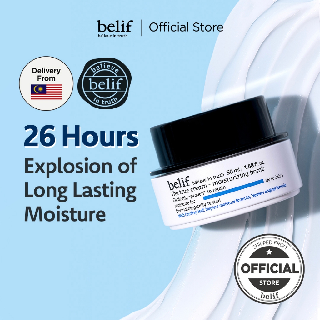 belif The True Cream Moisturizing Bomb (30ml/50ml) Shopee Malaysia