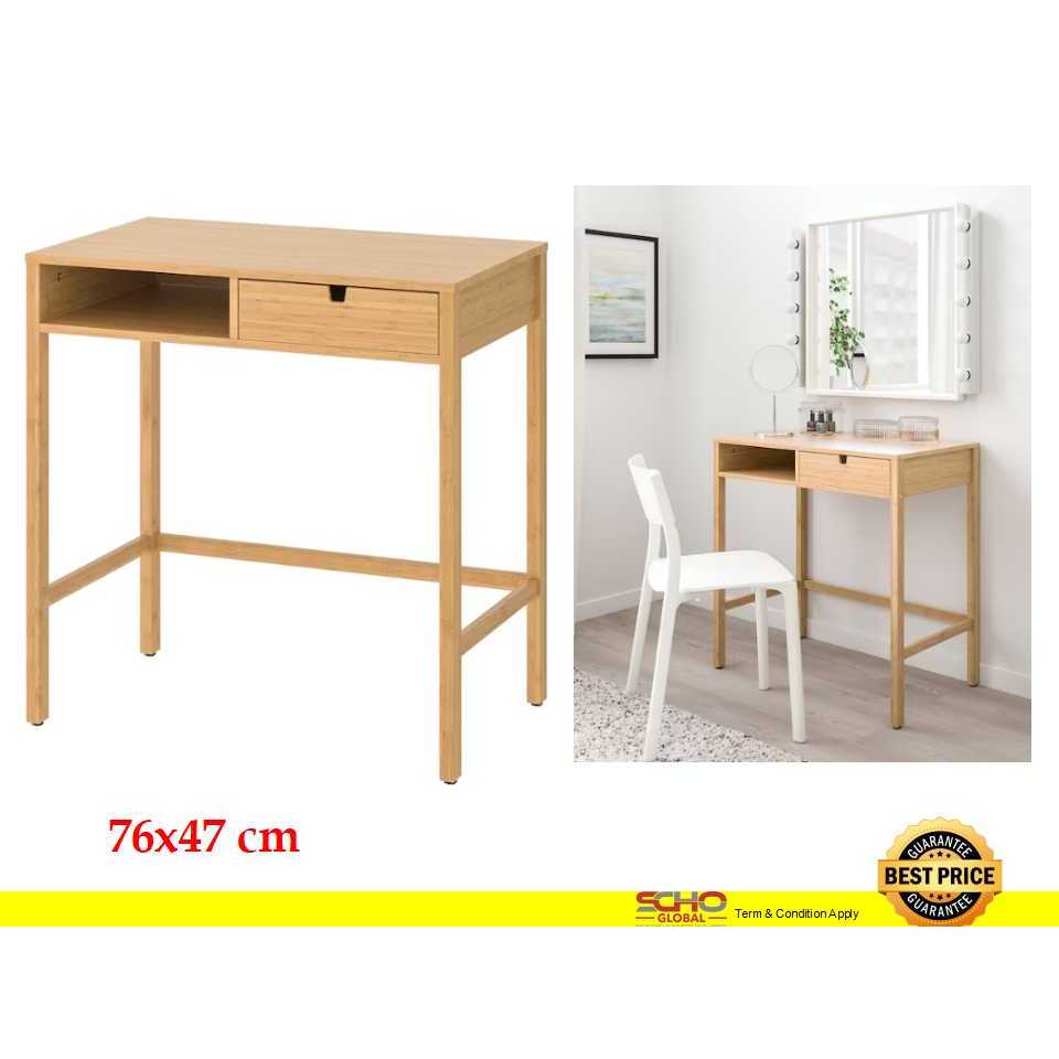 IKEA-NORDKISA Dressing table, bamboo, 76x47 cm | Shopee Malaysia