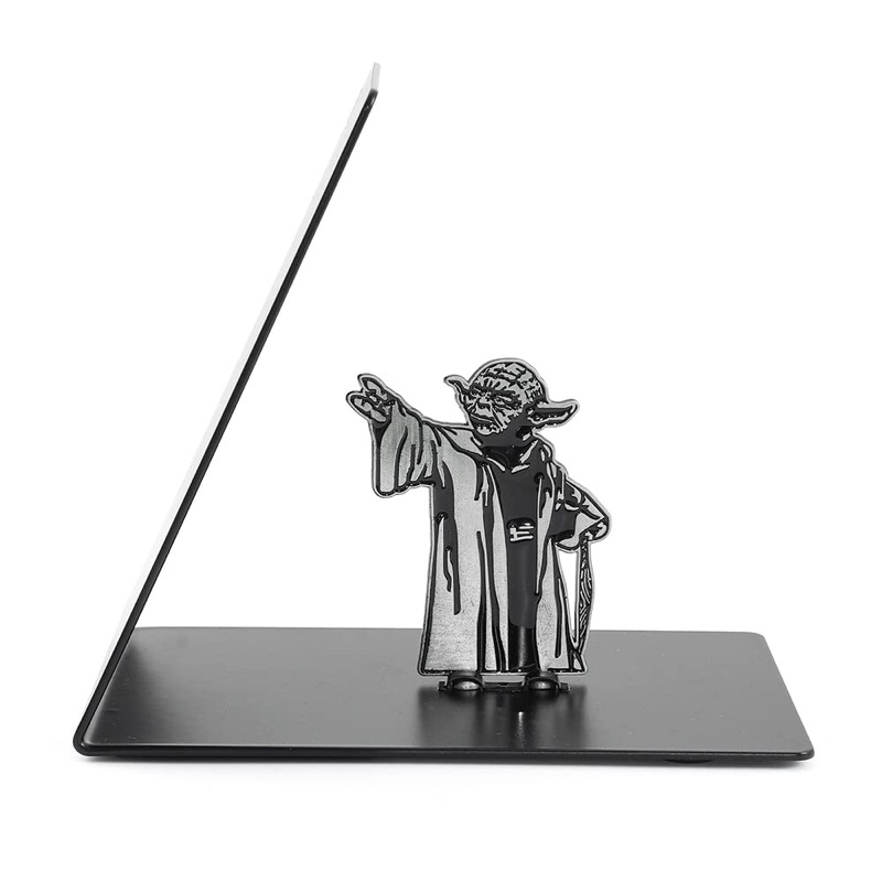 [Ready Stock Malaysia] Star Wars Yoda Jedi Master Force Steel Metal Bookshelf Bookrack Book