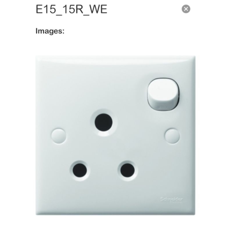 schneider E15_15R_WE 15A SWITCH SOCKET | Shopee Malaysia
