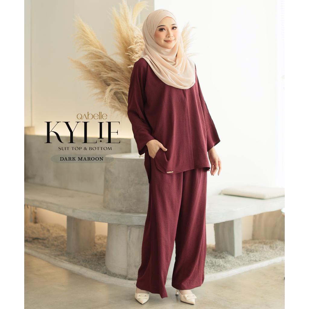 Kylie Suit Ironless Loose Casual Styla Top Pants | Shopee Malaysia