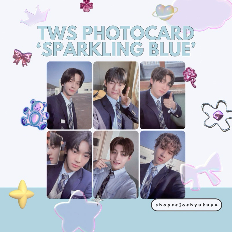NEW] TWS 'Sparkling Blue' Lucky Draw Photocard LD PC M2URECORD