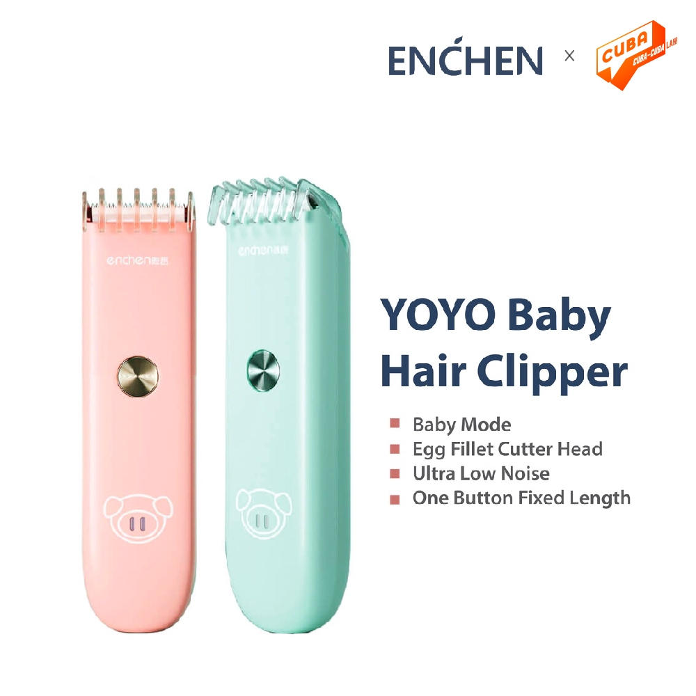 Enchen Yoyo Baby Hair Clipper Anti-clip Pencukur Rambut Bayi Baby Hair 