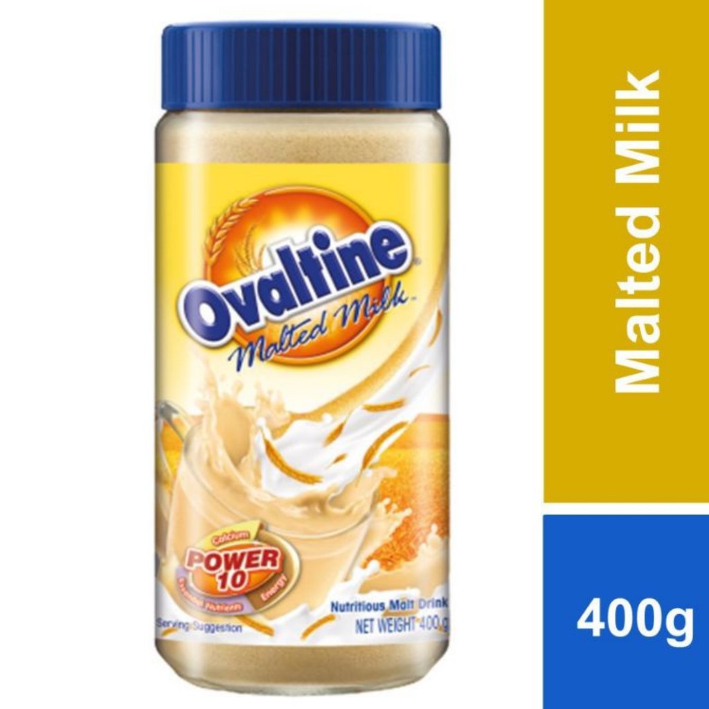 Ovaltine Instant Malt Drink Powder Jar Malted Milk Power Nutri10, 400g Shopee Malaysia