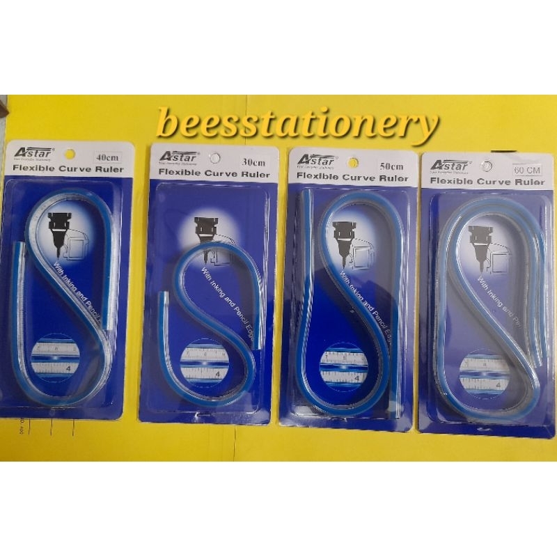 Astar flexible curve ruler 30/40/50/60cm | Shopee Malaysia