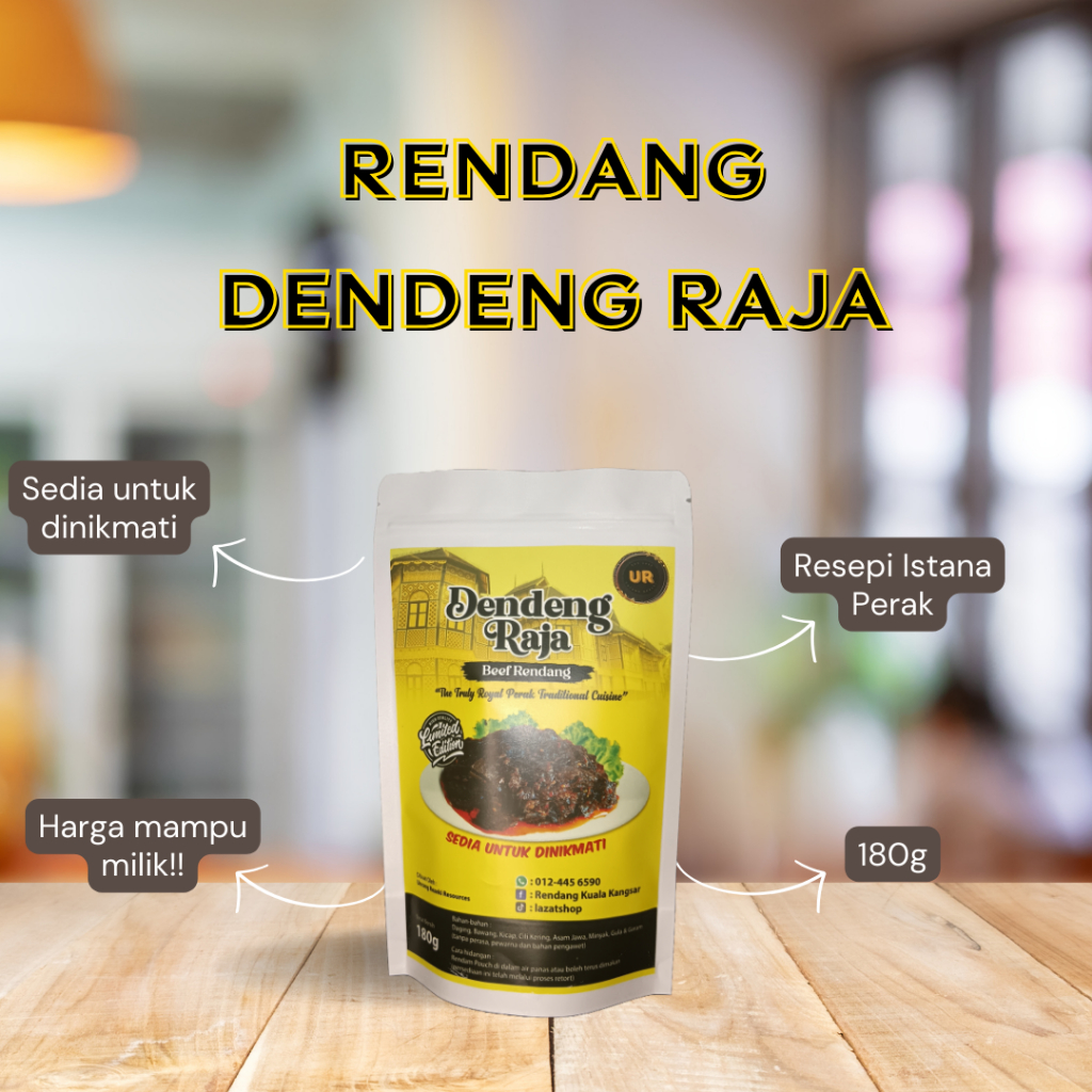 RENDANG DAGING DENDENG RESEPI ISTANA PERAK SEDIA UNTUK DIMAKAN HANYA ...