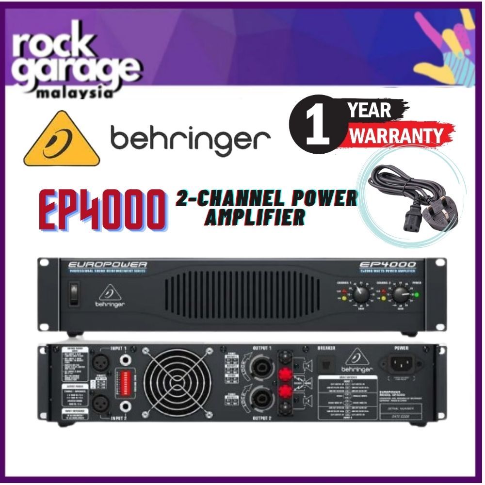 Behringer Europower EP4000 2Channel Power Amplifier ( EP4000 / EP