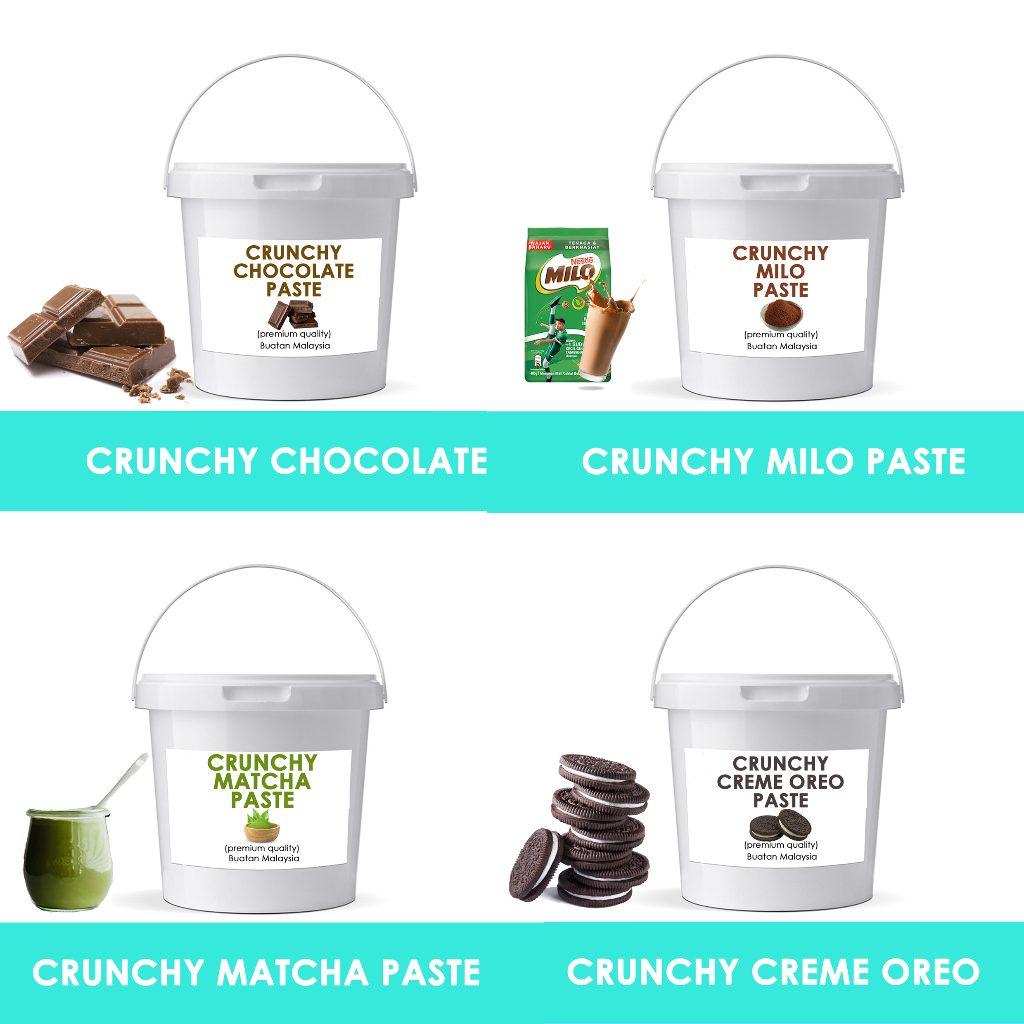 Crunchy Chocolate/Oreo/Matcha/Milo toppings/fillings - 5kg | Shopee ...