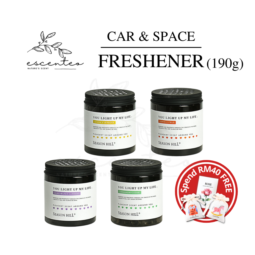 escenteo Car Perfume Wardrobe Fragrance Shoe Rack Air Fresheners Pewangi Kereta Tahan