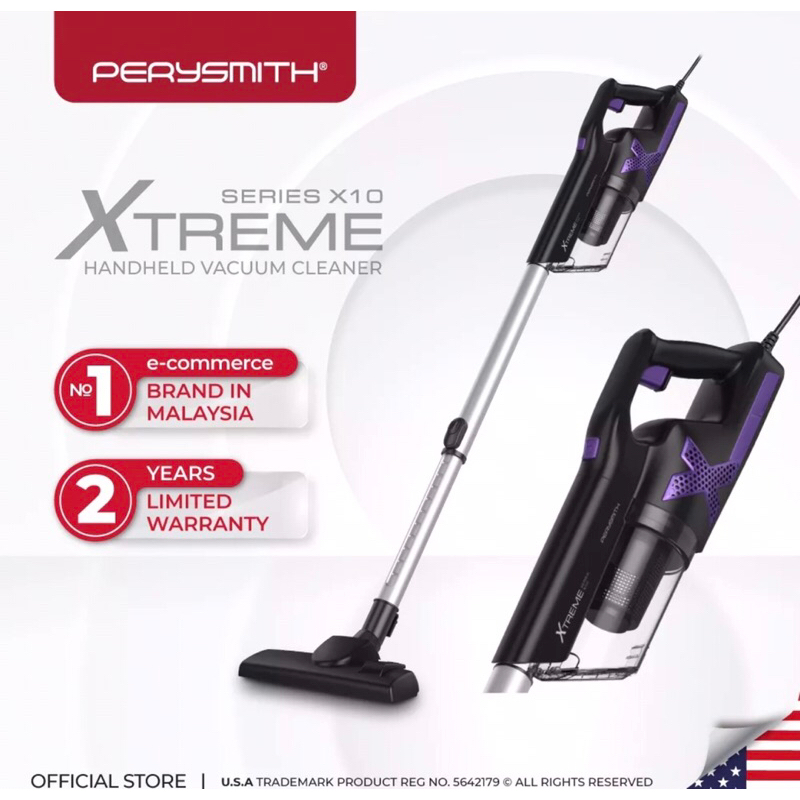 PerySmith Handheld Vacuum Cleaner Xtreme Series X10 (1000W) Shopee