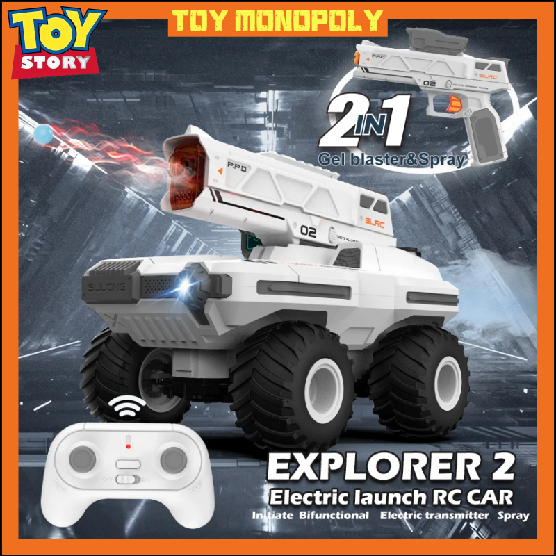 2024 COD remote control car 2 in 1 tank remote control car 1/14 star ...
