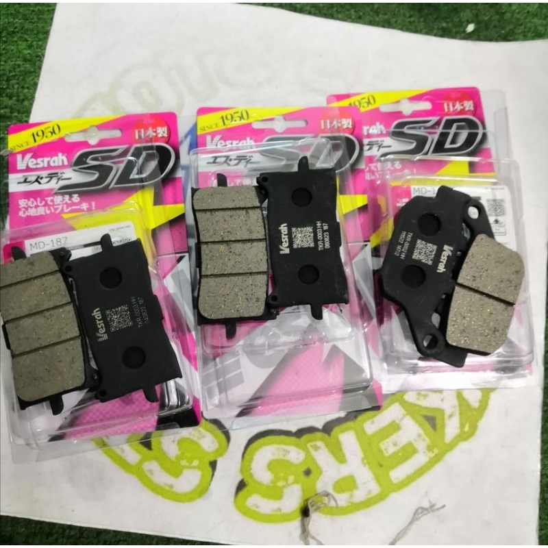 Vesrah Brake Pad Honda Cb R Cbr R Shopee Malaysia